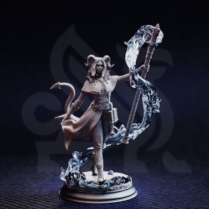 Aria the Faithful – Tiefling Sorceress minifigura