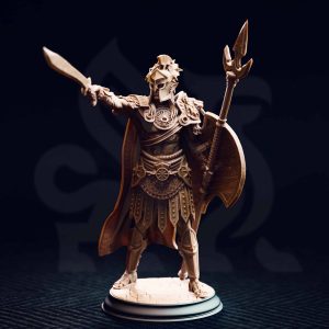 Vilryn Kaedrys – Sun Elf Gladiator minifigura