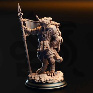 Archemen the Stouthearted – Silver Kobold Squire minifigura
