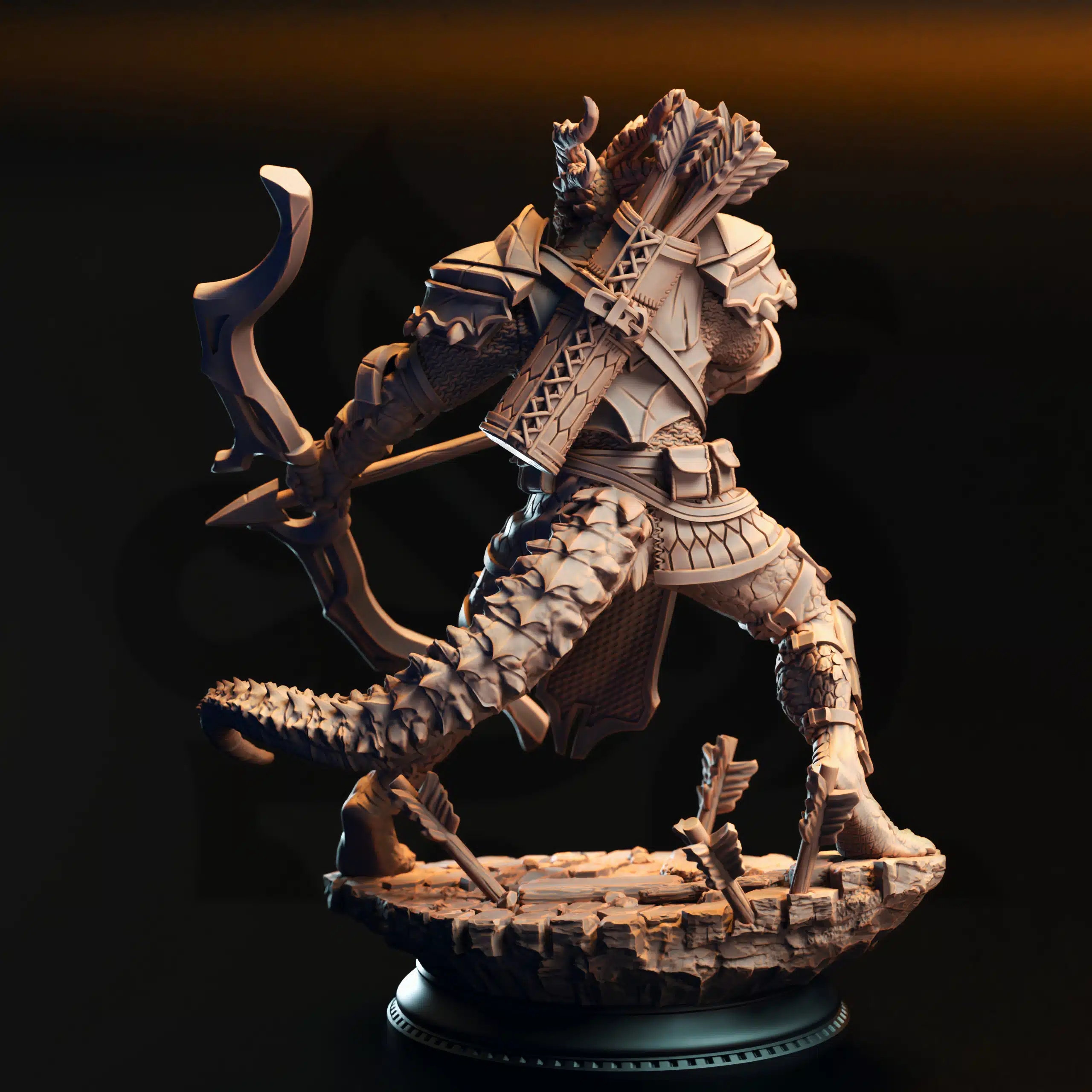 Azmordion’s Chosen – Silver Dragonkin Knights - 1 minifigura