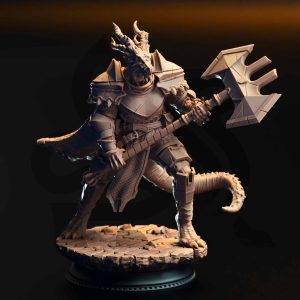 Azmordion’s Chosen – Silver Dragonkin Knights - 2 minifigura