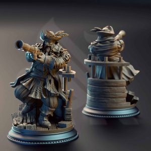 Baradin Blackbeard – Captain of the Gilded Seahorse minifigura