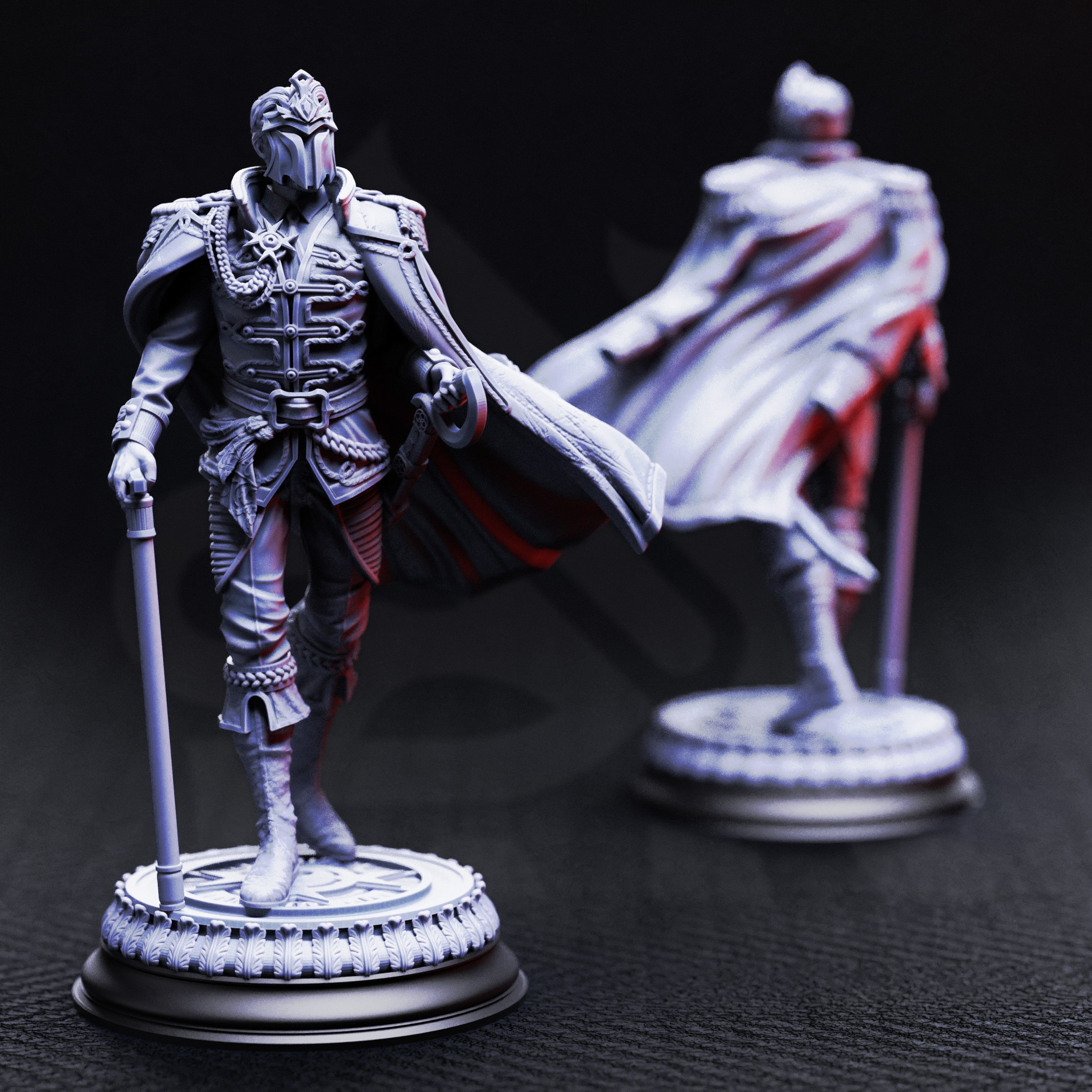Benoit Blood-Eyes – General of the Damned - Maszkkal minifigura