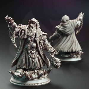 Dorgrid Darnane – Dark Dwarf Rune Sorcerer minifigura