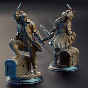 Ervin “Wave Dancer” Barton – Water Elemi Scoundrel minifigura