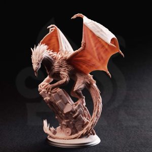 Gintharax – Adult Silver Dragon minifigura
