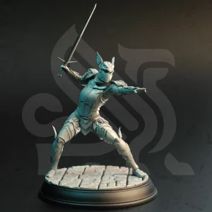 Golden Griffin Vanguard - Női minifigura