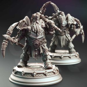 Gordrain Stonehand – Dwarven General minifigura