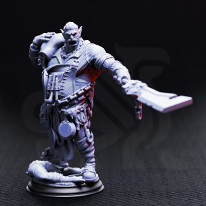 Gunthrak Destraz – Half-Orc Vampiric Chef - Maszk nélkül minifigura
