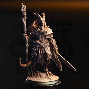 Horzin Ashen-Palm – Black Dragonkin Druid minifigura