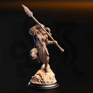 Illyria Spineshatter – Half-Dragon Barbarian minifigura