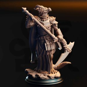 Ilvias the Reaper – Silver Dragonkin Warlock minifigura