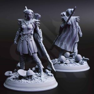 Irinax’s Chosen – Drow Soldiers - Női 2 minifigura