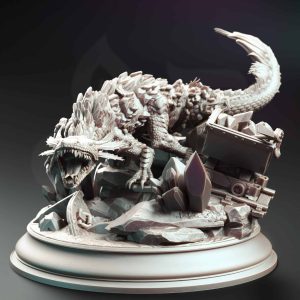 Lava Elemental Salamander minifigura