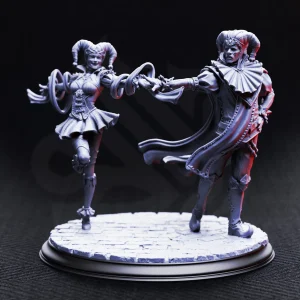 Sanguine & Melancholy – Vampire Jester Lovers - Maszkkal minifigura